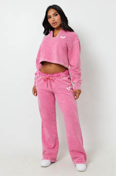VINTAGE WASH HORSESHOE LOGO SWEAT PANT, image 3