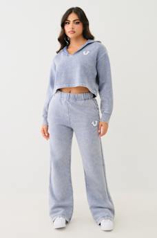 VINTAGE WASH HORSESHOE LOGO SWEAT PANT, image 3