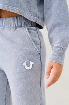VINTAGE WASH HORSESHOE LOGO SWEAT PANT, image 4