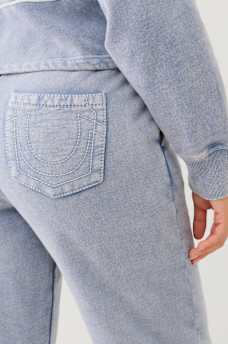 VINTAGE WASH HORSESHOE LOGO SWEAT PANT, image 5