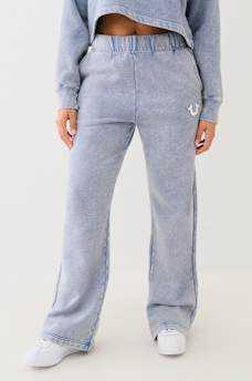 VINTAGE WASH HORSESHOE LOGO SWEAT PANT, image 1