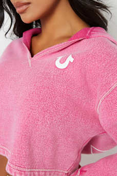 VINTAGE WASH V NOTCH HOODIE, image 3