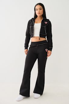 BIG T FLARE SWEAT PANT, image 2