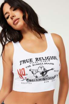 HERITAGE LOGO CROP TANK, image 1