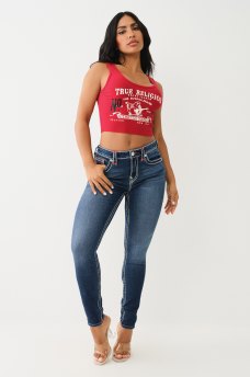 HERITAGE LOGO CROP TANK, image 2