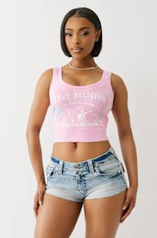 HERITAGE LOGO CROP TANK, image 2