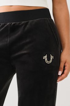 CRYSTAL STRAIGHT LEG SWEAT PANT, image 2