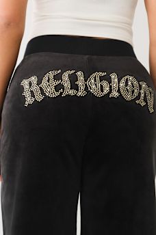 CRYSTAL STRAIGHT LEG SWEAT PANT, image 5