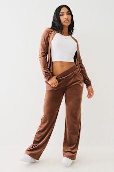 CRYSTAL STRAIGHT LEG SWEAT PANT, image 4