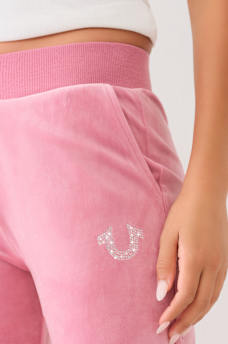 CRYSTAL STRAIGHT LEG SWEAT PANT, image 4