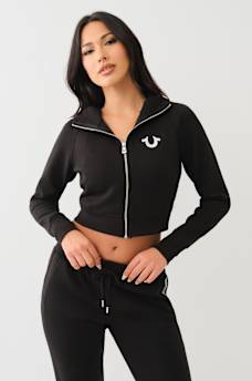 EMBROIDERED LOGO ZIP TRACK JACKET, image 1