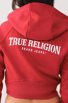 EMBROIDERED LOGO ZIP TRACK JACKET, image 1