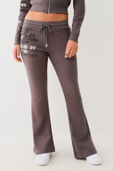 BRANDED BOOTCUT TRACK PANT, image 1