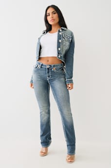BILLIE MID RISE SUPER T STRAIGHT JEAN