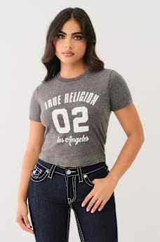 LA BURNOUT BABY TEE, image 3