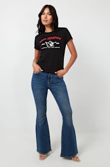 CRYSTAL ARCHED LOGO SLIM TEE, image 2