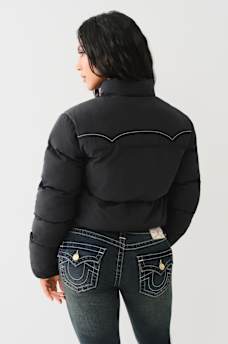 WESTERN ZIP PUFFER JACKET, image 2