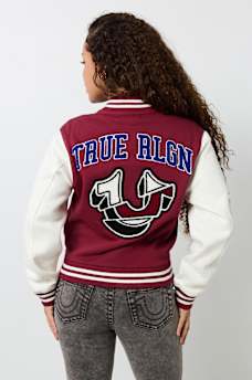 FLEECE PATCH VARSITY JACKET, image 5