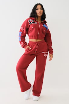 VARSITY STRAIGHT LEG SWEAT PANT, image 1