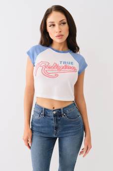 LOGO BURNOUT BABY TEE, image 2