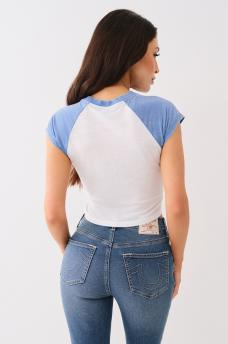 LOGO BURNOUT BABY TEE, image 5