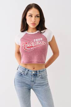 LOGO BURNOUT BABY TEE, image 2