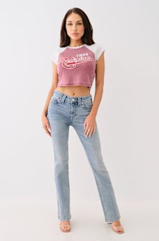 LOGO BURNOUT BABY TEE, image 4