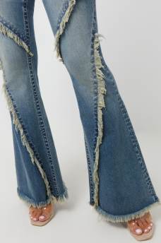 JOEY DISTRESSED FRAYED FLARE JEAN, image 3