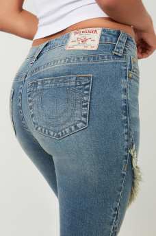 JOEY DISTRESSED FRAYED FLARE JEAN, image 6