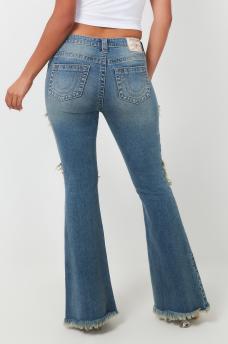 JOEY DISTRESSED FRAYED FLARE JEAN, image 7