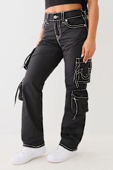 RICKI NYLON BIG T CARGO PANT, image 1