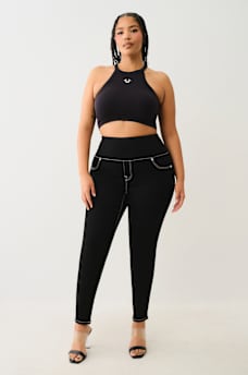 JEANS SKINNY JENNIE TALLA PLUS DE TIRO ALTO CE&Ntilde;IDOS, image 2