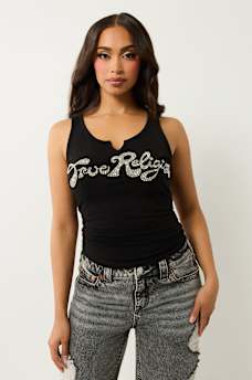 CRYSTAL LOGO V NOTCH TANK, image 2