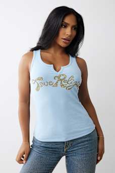 CRYSTAL LOGO V NOTCH TANK, image 3