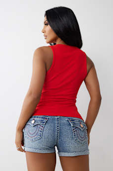 CRYSTAL LOGO V NOTCH TANK, image 5