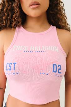 RIBBED BUDDHA LOGO TANK, image 1