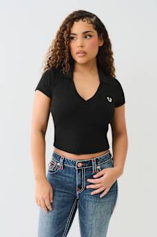 HORSESHOE POLO BABY TEE, image 1