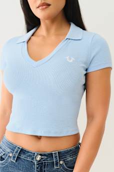 HORSESHOE POLO BABY TEE, image 1