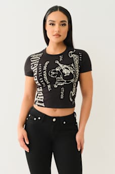 HERITAGE LOGO BABY TEE, image 2
