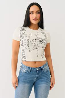 HERITAGE LOGO BABY TEE, image 1