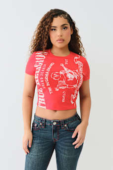 HERITAGE LOGO BABY TEE, image 2