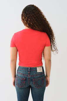 HERITAGE LOGO BABY TEE, image 4