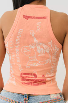 WORLD TOUR BUDDHA HALTER TANK, image 2