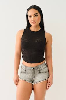 ALLOVER LOGO BURNOUT TANK, image 2