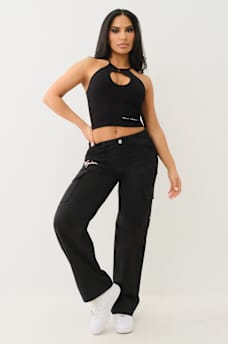 SEAMLESS HALTER KEYHOLE TANK, image 3