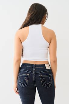SEAMLESS HALTER KEYHOLE TANK, image 4