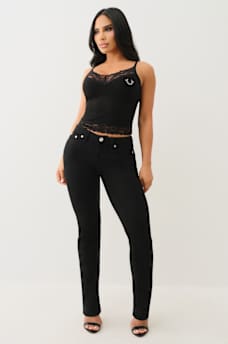 LACE CRYSTAL HORSESHOE CAMI, image 3