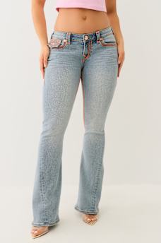 JOEY LOW RISE SUPER QT FLAP FLARE JEAN, image 4