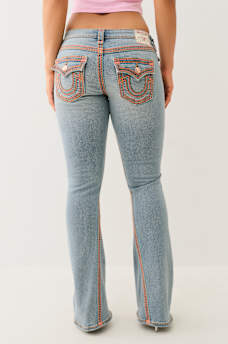 JOEY LOW RISE SUPER QT FLAP FLARE JEAN, image 7