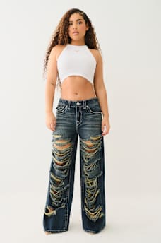 JESSIE SUPER DESTROYED BAGGY JEAN, image 2